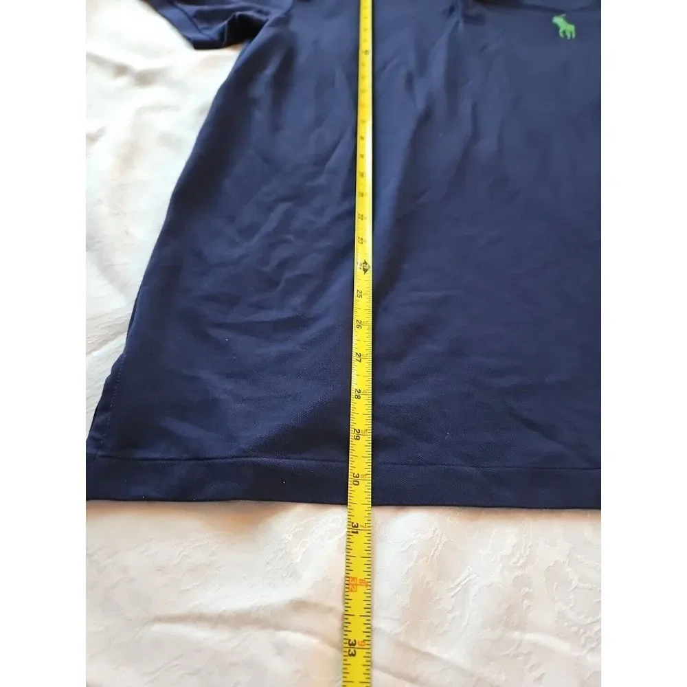 Ralph Lauren POLO GOLF Shirt Big Pony‎ SPELLOUT STAND-UP COLLAR Pro-Fit XL